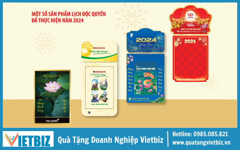 Một số sản phẩm Quà Tặng Doanh Nghiệp Vietbiz đã thực hiện